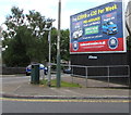 JCDecaux advertising site on an Aberbargoed corner