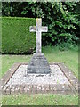 Memorial at Wicklewood Workhouse marking the burial ground