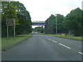 A6120 passing under the Leeds to Harrogate railway