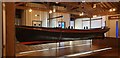 Wooden boat in the Docklands Museum