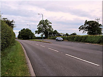 SJ4915 : Layby on Ellesmere Road (A528) by David Dixon