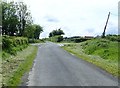 Tullygeasy Road approaching the crossroads with Tullyvallen  Road