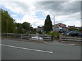 Road crosses the Montgomery Canal in Refail