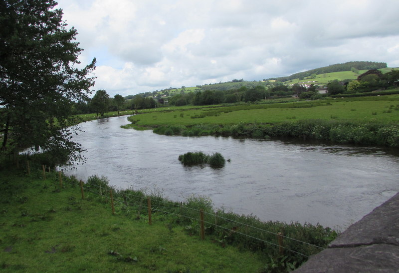 Grassy eyot in the Teifi, Lampeter © Jaggery :: Geograph Britain and ...