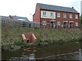 New houses near Moor Lane Bridge