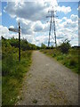 Pylon beside the path