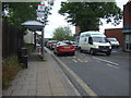 Bus stop and shelter on Mill Street, Brierley Hill