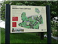 Western Flatts Cliff Park information board, Wortley, Leeds