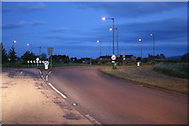 SO9747 : Roundabout on the A44, Upper Moor by David Howard