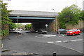 Mini roundabout on Winchester Road