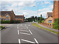 Looking towards roundabout on B1108