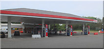 SK2400 : Petrol station at Tamworth Services by habiloid