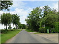 Wymondham Road by Home Farm, Bunwell Bottom