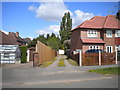 Back lane off Glenwood Road, Chellaston