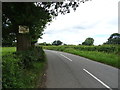 Bend in Station Road towards Mollington