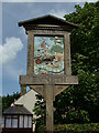 TF4807 : Emneth Village sign by Geographer