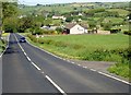 View West along the Newton Road (A25) on the Eastern outskirts of Newtownhamilton