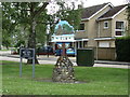 TF4606 : Elm Village sign by Geographer