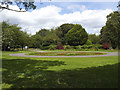 Flowerbed near the entrance to Armley Park