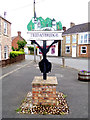 TF4604 : Fridaybridge Village sign by Geographer