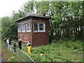 View from a Telford-Ironbridge train - Lightmoor Junction Signal box