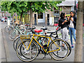 SJ8498 : Bikes at Stevenson Square by David Dixon