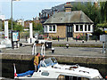 Old tollhouse at Brentford Gauging Locks