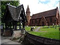 Lychgate and Wribbenhall church