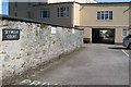 Car park entrance of the Seymour Hotel, Totnes