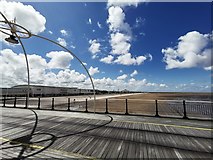 SD3217 : Promenade and beach from Pier, Southport by Chris Morgan