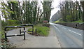 Wales Coast Path and the A548 at Mostyn