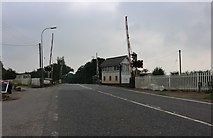 TF0997 : Level crossing on Grimsby Road, Holton le Moor by David Howard