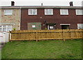 ST2490 : Fenced-off derelict house, Elm Drive, Risca by Jaggery