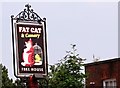 The Fat Cat & Canary (pub sign)