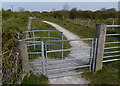 Kissing gate along the Wales Coast Path