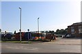 Stagecoach bus garage on Station Road, Corby