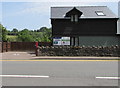 Businesses alongside the A466 in Tintern