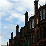 NS5567 : Tenement chimneys by Alan Murray-Rust