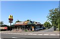 SP9726 : McDonald's on Watling Street, Hockliffe by David Howard