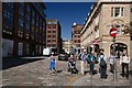 Geographers at the junction of Wilson Street and Hutcheson Street