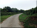 Concrete farm road to the D-day embarkation site