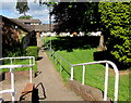 Path to bungalows below Malpas Road, Newport