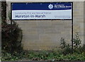 Moreton-in-Marsh Community Fire and Rescue Station name sign