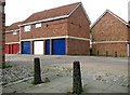 Flats and garages at Saunders Court