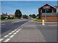 North towards traffic lights on A1075