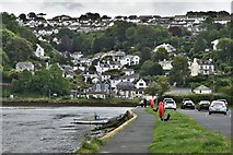 SX2553 : East Looe from West Looe Car Park by Michael Garlick