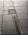 NS5965 : Surface water drainage in Exchange Place, Glasgow by Robin Stott