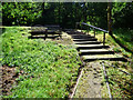 Path and benches at Loch Loskin