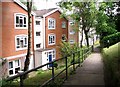 Path past flats at 1-6 Ladbrooke Place