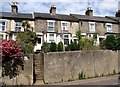 Terrace of houses overlooking Kett